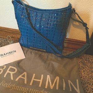 Brahmin Royal Blue Shoulder Blue
